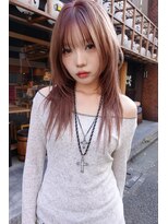 ネルケ 立川(nelke) レイヤーカット/レイヤー/前髪/ピンクブラウン/ハッシュカット