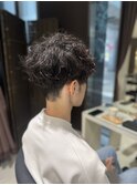 MEN’S HAIR/波巻ツイストスパイラル/フェザーパーマ/天王寺