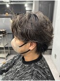 【WAVY】センターパート×ニュアンスパーマ