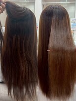 エレラビューティー(ELERA beauty)&nbsp;【ビフォーアフター】艶髪/髪質改善/ストレート/ロング