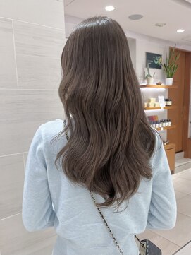 ピークアブー アヴェダ ギンザシックス(PEEK-A-BOO AVEDA GINZASIX) ヌーディーベージュ　グレージュ　透明感カラー　暗髪