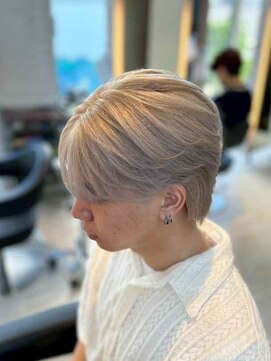 インク サカエ(inq sakae) メンズ/ダブルブリーチ/ホワイトベージュ