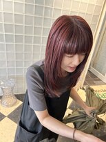 モンルル プル(mon loulou + plus)&nbsp;レッドカラー、ピンクカラー、ブリーチなしカラー