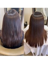ミルカラクジュ(milkarucge)&nbsp;美髪矯正｜広がりを抑えたナチュラル艶ロング