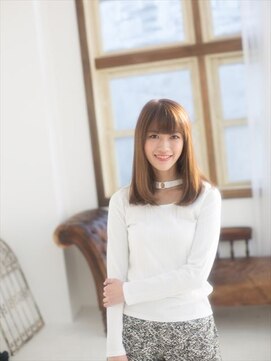 ヘア メイク ハク 横浜(hair make Haku) モテ髪☆ストレートミディ