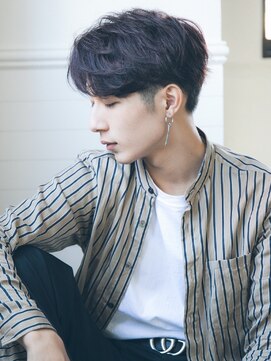 ディッセンバー 渋谷(December) 【December】men'sサイドパートショート平行ネープレスマッシュ