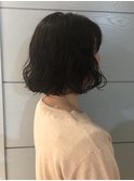 朝たったの3分でふんわり！低温デジタルパーマ＊ ボブ ミディ