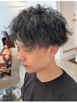 ハク アトリエ(HaKU atelier)&nbsp;セミウェットツイストパーマソフトツーブロックテクノマッシュ