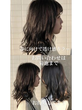 ハコ(ha co) 菊池指名限定クーポン 透け感カラー