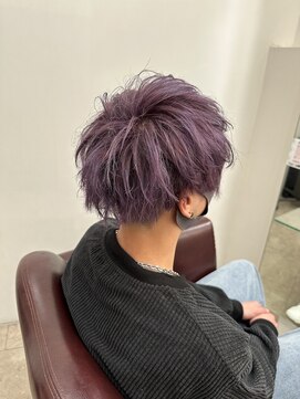 レガ(le ga) ブリーチ1～2回→ピンクバイオレット