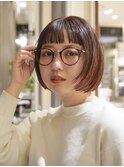 ミニボブ/オン眉ボブ/ボブ/ショートボブ/ぱつっとボブ/梅田/大阪