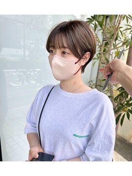 シンス(Since) 前髪を作ってデザインチェンジ ショートヘア