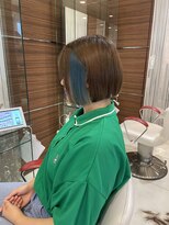 ヘアメイク アース 秋田仁井田店(HAIR & MAKE EARTH) インナーカラー　トレンドボブ