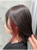 インナーカラー★レッド