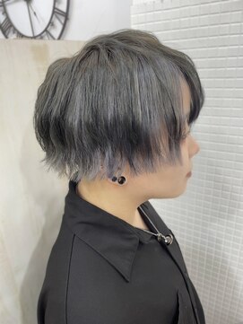 インパークス 町屋店(hair stage INPARKS) アンブレラカラー×シルバー