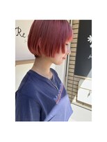 リワーズ 成城学園前店(Rewards) シルキーベージュ/斜めバング/ブラントカット[成城学園前駅]