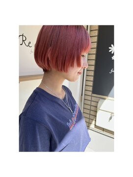 リワーズ 成城学園前(ReWARDs) シルキーベージュ/斜めバング/ブラントカット[成城学園前駅]