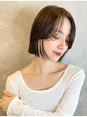 切りっぱなしボブ 美髪似合わせカット くびれボブ M0407