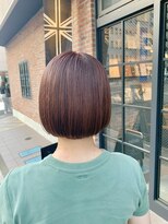 オーガニック アトリエ 大宮(organic+atelier)&nbsp;大人可愛い丸みボブピンクラベンダーベージュベビーピンク