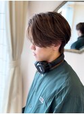 ジェンダーレス外国人風センターパート