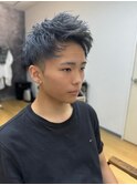 ツーブロックショート