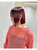 ゼスト 八王子店(ZEST) ボブ/ワインレッド