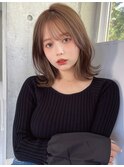 くびれミディ×ミルクティーベージュ