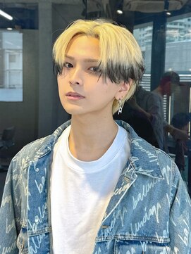 リップスヘアー 渋谷 annex(LIPPS hair) Niki風エンドカラーセンターパート