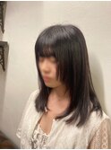 姫カット 前髪カット