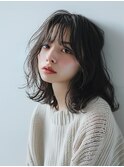 《Lumi hair》ラフパーマ/ミントカラー