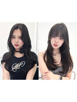 【学割U24】おトクにかわいく♪[銀座/銀座駅/ブリーチなしダブルカラー/顔周りカット/学割]