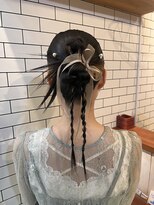 オーブ ヘアー リリー 博多2号店(AUBE HAIR lily)&nbsp;結婚式タイトめアップスタイル