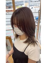 オリビアヘアー(OLIVIA HAIR) 髪質改善×ケアカラーで柔らかブラウン