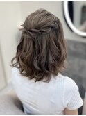 ハーフアップ/心斎橋ヘアセット