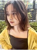 長め大人レイヤーボブ