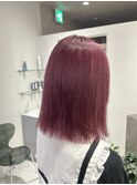 チェリーピンクチェリーレッドダブルカラーワインレッド