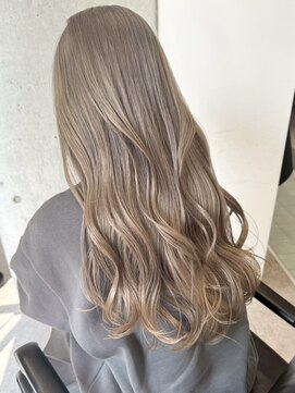 サンクマーケット 渋谷(cinq MARKET) 渋谷ミルクティーベージュハイトーンカラーヘーゼルベージュ30代