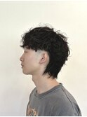 マレットヘアシャドーパーマ