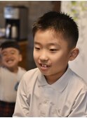 秋髪男の子キッズスパイキー【キッズカット/メンズ/倉敷/中島】