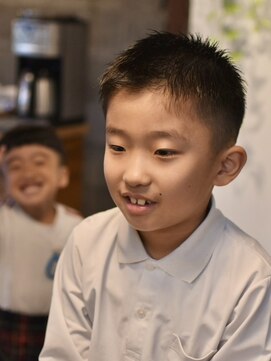 リム メンズヘア(LIM men's hair) 秋髪男の子キッズスパイキー【キッズカット/メンズ/倉敷/中島】