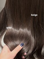 ケリーアン 太田(kelly.un)&nbsp;グレージュ / やわらかくみえるカラー / 透明感カラー