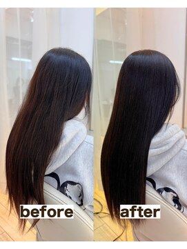シゲ 自由が丘店(SHIGE) 乾かすだけでまとまる地毛風髪質改善ストレート40代50代縮毛矯正