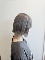 アース 酒田店(HAIR&MAKE EARTH)&nbsp;オシャレさんにオススメ！切りっぱなしボブ×グレージュカラー！