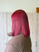 ヘアーリゾートノーブル(Hair Resort Noble) 〈1ブリーチ〉【ビビットピンク】派手カラー/ダブルカラー/姫路