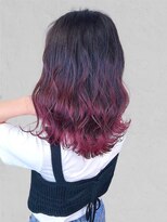 ディーバ 横浜(D.I.E.V.A)&nbsp;10代20代30代大人ガーリーグラデーションワインレッド姫カット