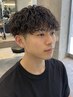 メンズカット+ツイストスパイラルパーマ ￥10000