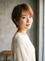 クレメント サロン ブル(Clement Salon Bull)&nbsp;【松戸BULL】大人女性に！耳掛けショート×ミルクティーベージュ