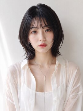 ノラ ギンザ(NORA GINZA) ウルフボブ×顔まわりレイヤーカット20代30代40代