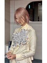 ミヤニシ ヤケヤマ(MIYANISHI yakeyama)&nbsp;ショートボブ　× ベージュカラー