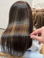 ルーチェ(Lu-che) 【艶髪】ブリーチ履歴→縮毛矯正でもサラサラまとまりヘア
